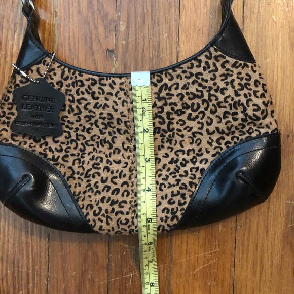 Amanda Smith leopard print pony hair purse - Picture 7 of 8